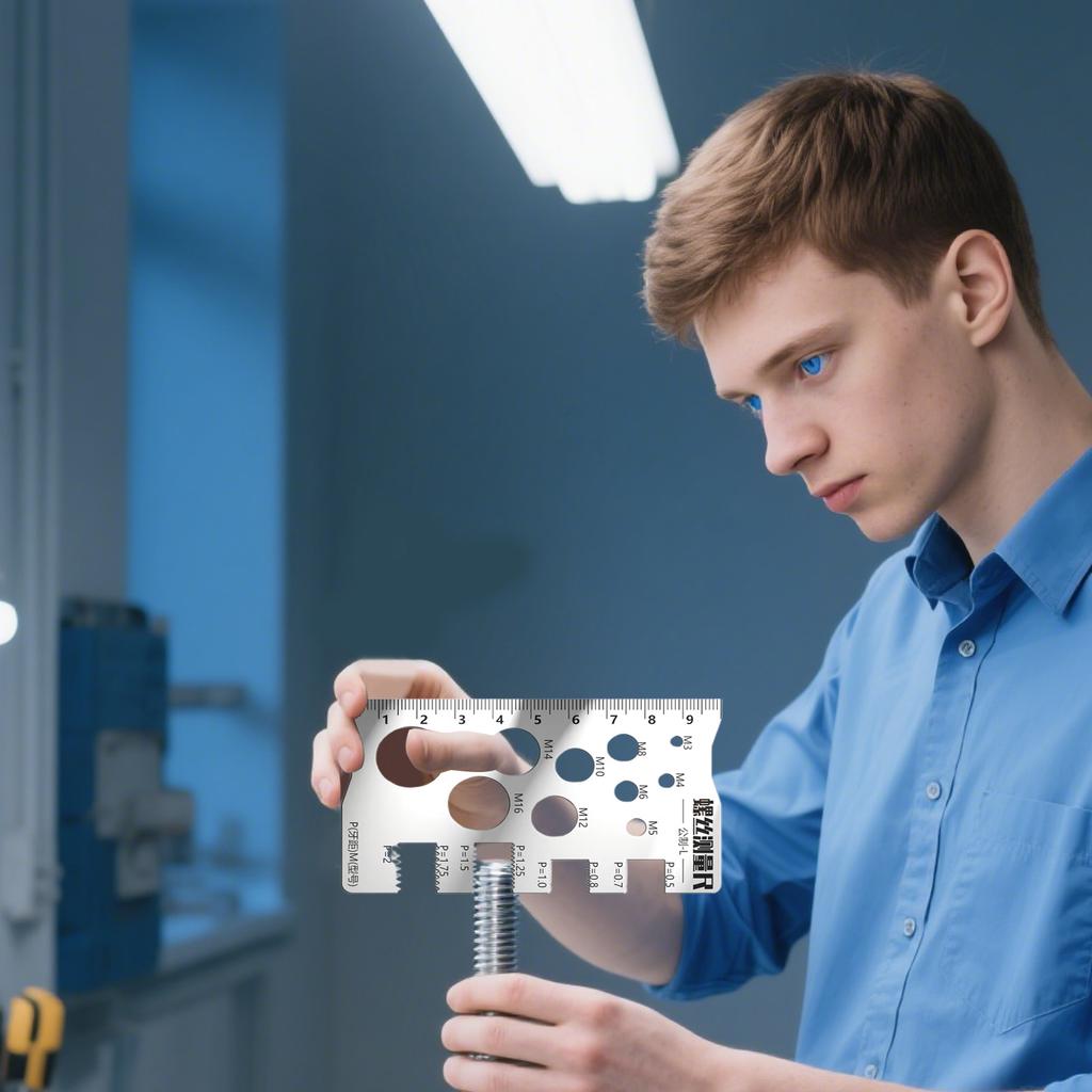 Резьбомер Измерительная линейка для винтов Нержавеющие штангенциркули Метрический измерительный инструмент Для измерения шага винта Биты Болты Гайки Винты