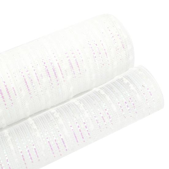 1 рулон (10 ярдов) рождественской ленты с пайетками для украшения елки, гирлянды, сетчатой ​​ленты для домашнего декора.