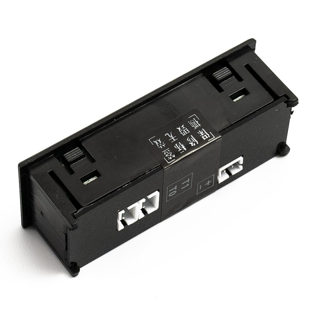 Часы автомобильный вольтметр светодиодный цифровой дисплей PP DC 5-27 В для помещений 1 шт. Красный 12 В