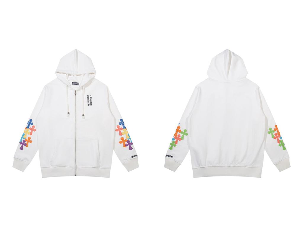 Худи с вышивкой Крест Подкова для мужчин и женщин - Осенняя одежда