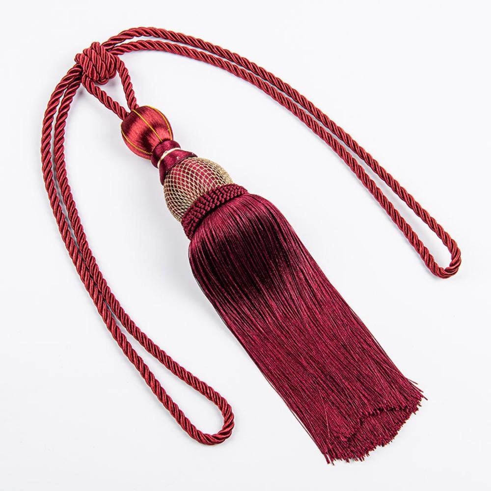 Punch-free Curtain Tiebacks No Installation Curtain Holder Curtain Tassels Tieback For Home Decor