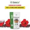 Травяной чай из цветков гибискуса NeutraVed | Идеально для коктейлей со льдом, моктейлей | Натуральный краситель для лета | Пакет с зип-застежкой 1 - 50г