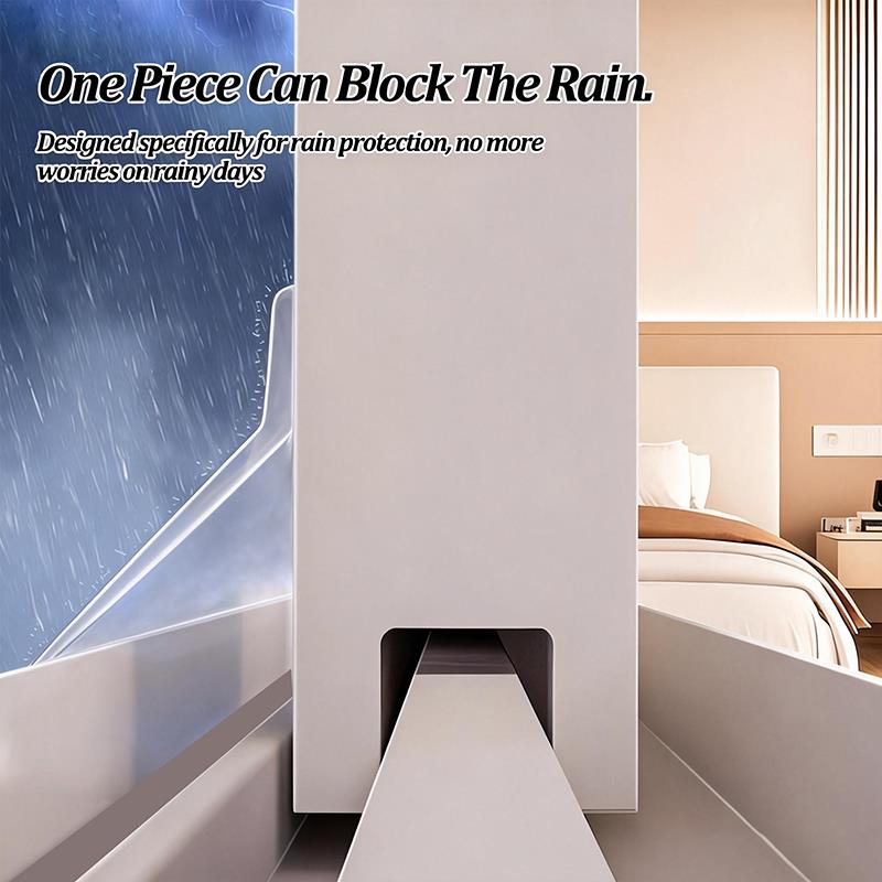 Прозрачная водонепроницаемая уплотнительная лента Оконная водоотталкивающая планка Самоклеящаяся Дверная защита от сквозняков Балконный водоотбойник