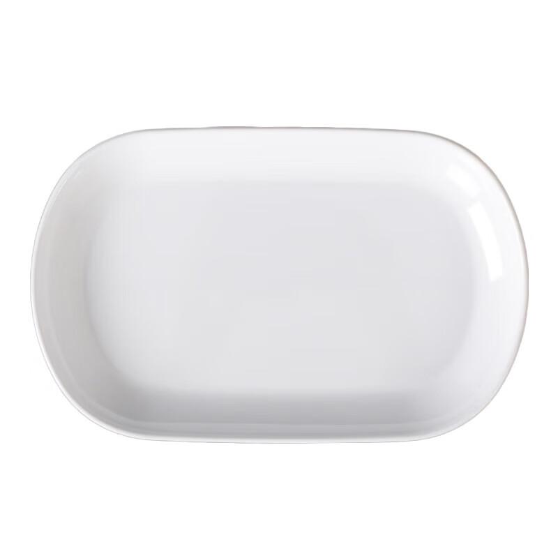 Хуэйхуан Белый Меламин Прямоугольная Сервировочная Тарелка