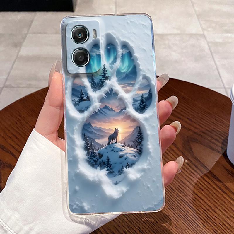 For Motorola Moto G06 4G/G06 Power Soft Silicone TPU Clear Shell Popular Painted Casing Fluffy Kitten Shockproof Cover