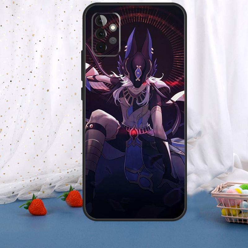 Чехол Genshin Impact Cyno для Samsung Galaxy A53 A33 A16 A06 A56 A36 A26 A05 A22 A32 A52 A54 A34 A14 A55 A15 A35