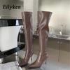 Fashion Eilyken Sexy Super High Heels Over The Knee Boots Women Ladies Spring Autumn Thigh High Long Party Shoes Botas De Mujer
