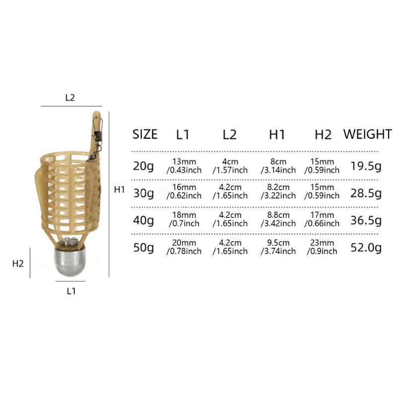 Рыболовные бусины Кормушка-клетка Кормушка Держатель приманок Ловушка Рыболовная клетка-корзина Железная голова Ловушка Клетка для приманок Рыболовные снасти