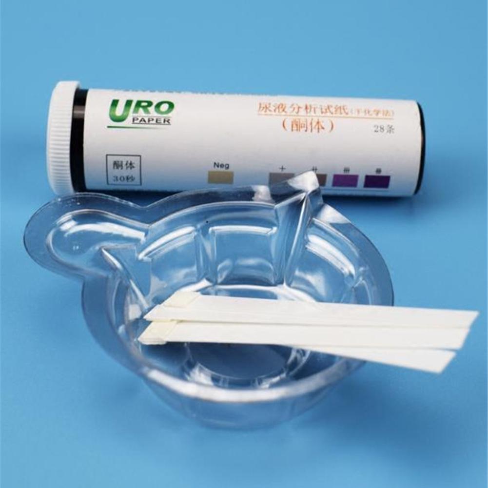 28 кето-тест-полосок для анализа мочи | Кетостикс | Кетоз | Кетоновые диетические палочки | Аткинс