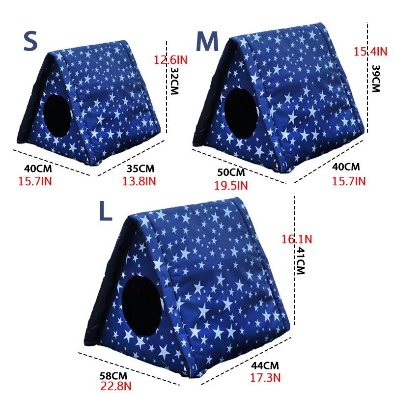 Домик для домашних животных, складная водонепроницаемая комната для кошек и собак, кровать для отдыха, приют для животных