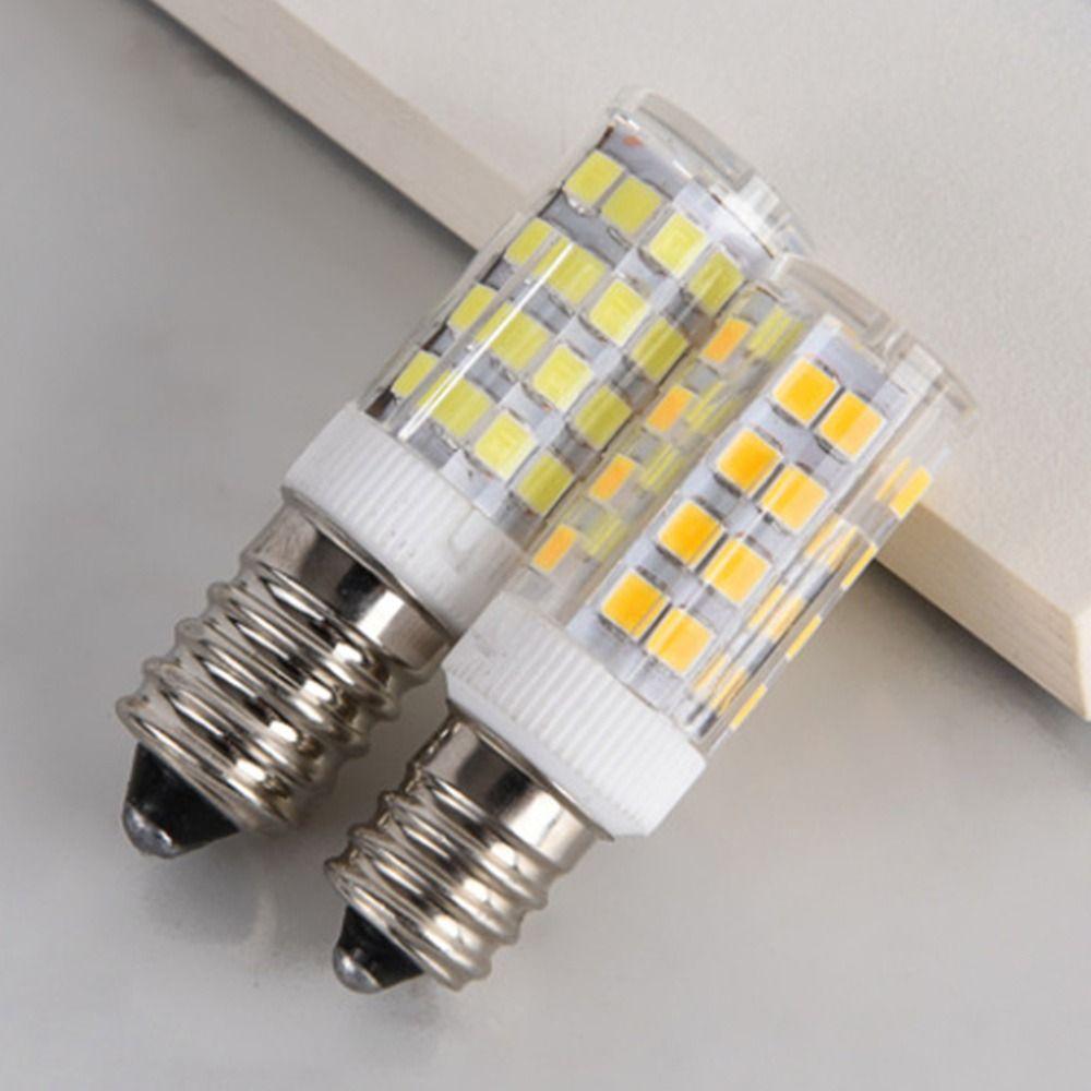 1PC LED Corn Bulb E12 E14 No Flicker White Light Temperature Chandelier Candle LED Refrigerator Hood Oven Light Bulb Light
