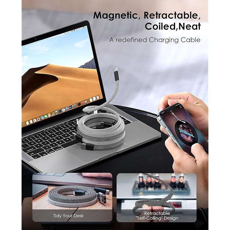 Magtame USB-кабель типа C, быстрая зарядка, usb-кабель типа C, автоматический намотчик, плоский, стандартный кабель QC3.0 usb-кабель типа C, спиральный кабель, кабель atoc, samsung