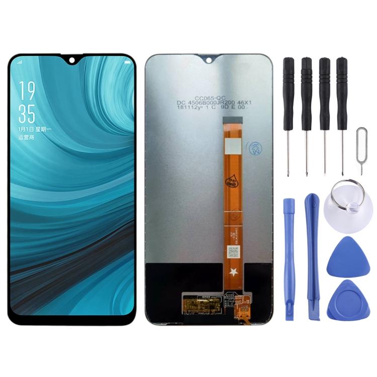 TFT ЖК-экран для OPPO A7/A5s/AX7/A7N/A12/AX5 с дигитайзером в полной сборке (черный)
