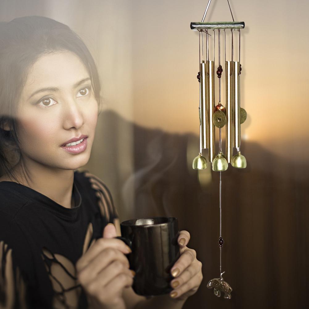 Алюминиевая трубка колокольчик ветра металлическая трубка колокольчик ветра подвесной дверной колокольчик декоративный колокольчик ветра для наружного двора балкона