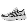 adidas Модные удобные нескользящие прочные кроссовки с низким верхом для бега унисекс черно-белые JS2336