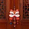 Cartoon Blessing  Wind Chime Waking Lion Lunar New Year Ornament  Home Living Room