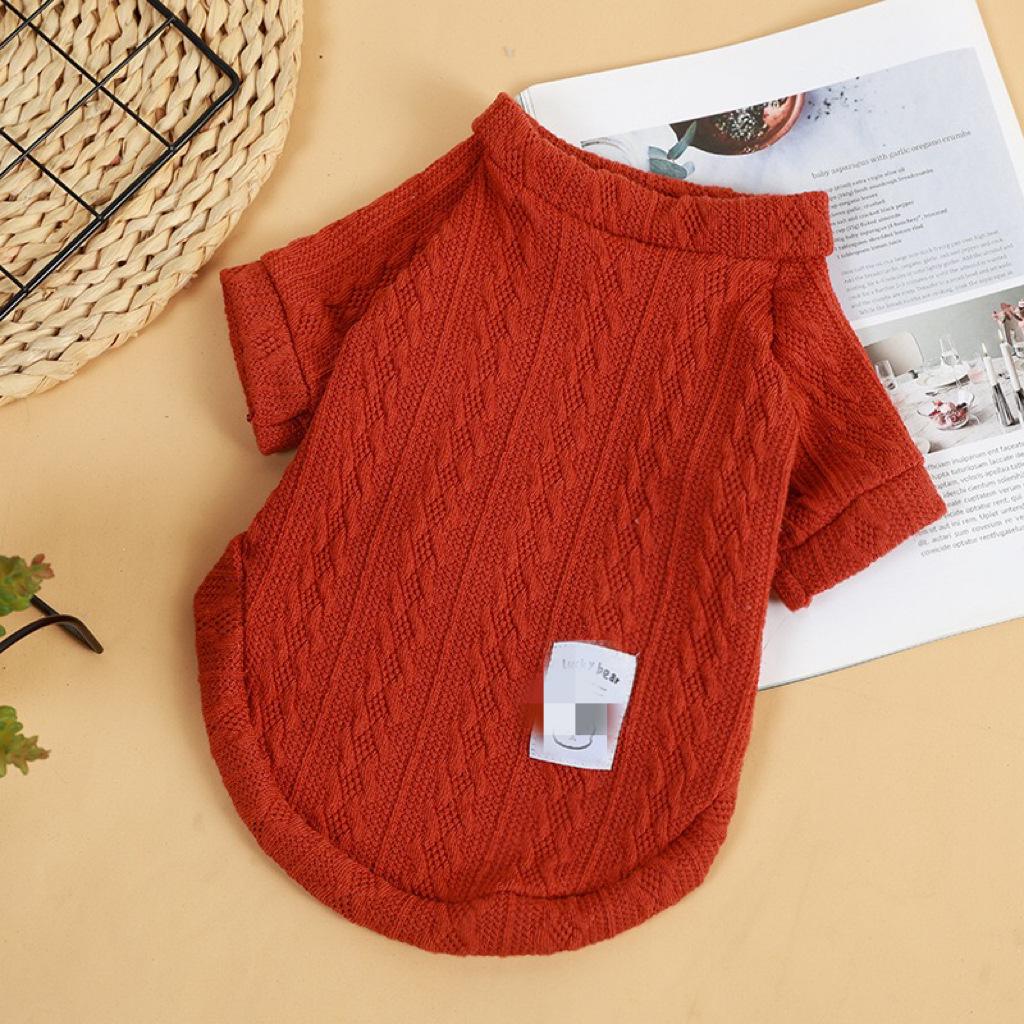 Зимний толстый свитер для маленьких собак и кошек — подходит для бишонов, тедди, померанских шпицев