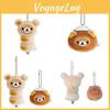 Meatball Roasted Rilakkuma Mantou Plush Toy Cartoon Keychain Pendant Backpack
