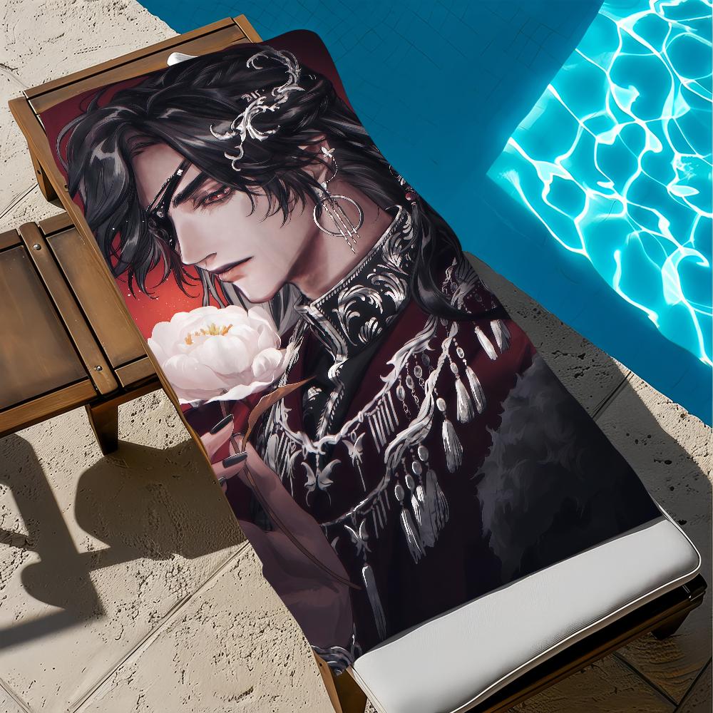 Anime H-heaven Towel Large O-officials Quick-Drying Microfiber soft Beach Towel for Travel Fitness Sauna Bathing Camping