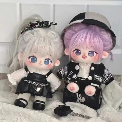 20см Оригинальная Каваи Хлопковая Кукла 7.87Дюйма Модная Милая K-pop Мягкая Фигурка Плюшевые Куклы Игрушки Коллекция Принцесс Подарки