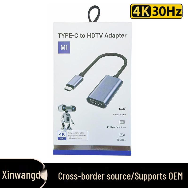 Type-C to HDMI Screen Mirroring Cable, 4K 60Hz UHD Adapter for HDTV