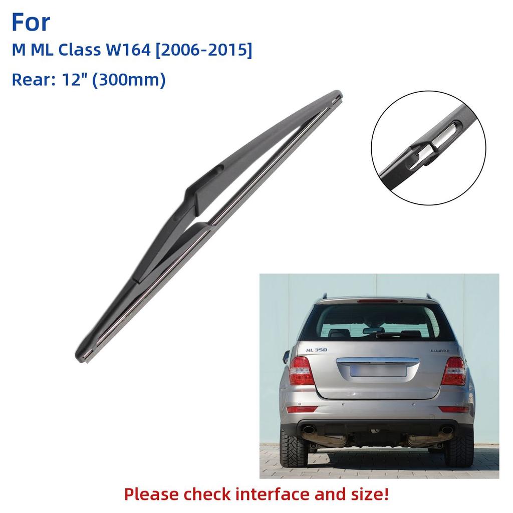 3 шт. для Benz M ML Class W164 2006-2015 28 "21" 12 "передние и задние щетки стеклоочистителя лобовое стекло резак для окон аксессуары 2011 2012 2013 2014 2015