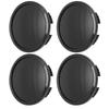 4 шт. Колпаки на центр колеса 75 мм Внешний диаметр Устойчивые к царапинам и дождю Отличная герметизация для автомобилей Черный