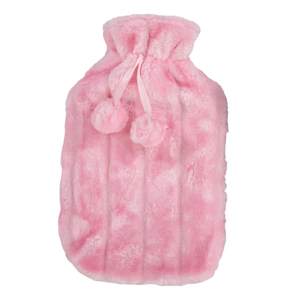K Collection Pom Pom 2L Hot Water Bottle And Cover (Pack of 2)