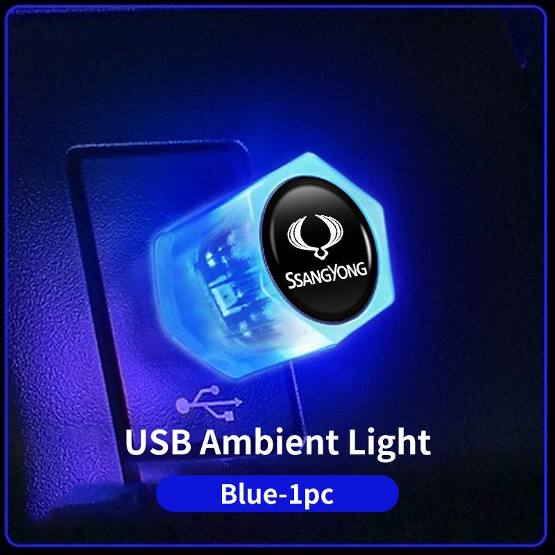 BMB1 Car LED Ambient Light USB Free Installation Interior Decorative Atmosphere Light For SsangYong Actyon Korando Rexton Kyron