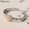 foxanry Необычные обручальные кольца для женщин, пары, модные элегантные классические ювелирные изделия для невесты, подарки