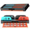 Зарядная станция для контроллеров Joy-Con для Switch 2, док-станция с отсеками для картриджей, ручка, базовая станция для зарядки и хранения консоли, аксессуары