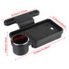 Car Headrest Drink Holder Desk Stand Mount Folding Holder Universal Car Back Seat Travel Table Drink Food Cup Tray