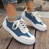 2024 New Women's Shoes Color Matching Lace Up Running Sneakers Breathable Comfortable Casual Sneakers
