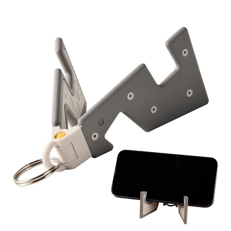 Портативный кулон-брелок, подставка-держатель для мобильного телефона, планшета, креативный брелок, легкий, мини, настольная подставка-держатель для сотового телефона