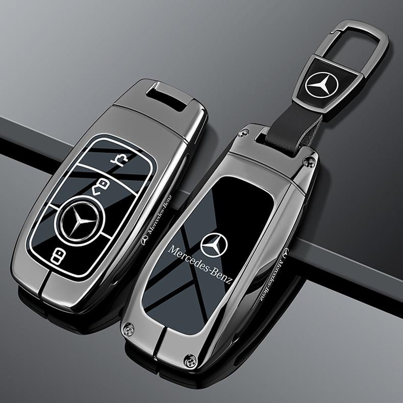 CRH1 Zinc Alloy Car Key Case Cover Protector Shell For Mercedes Benz A C E G Class GLC CLE CLA GLB GLS W177 W205 W213 W222 X167 AMG