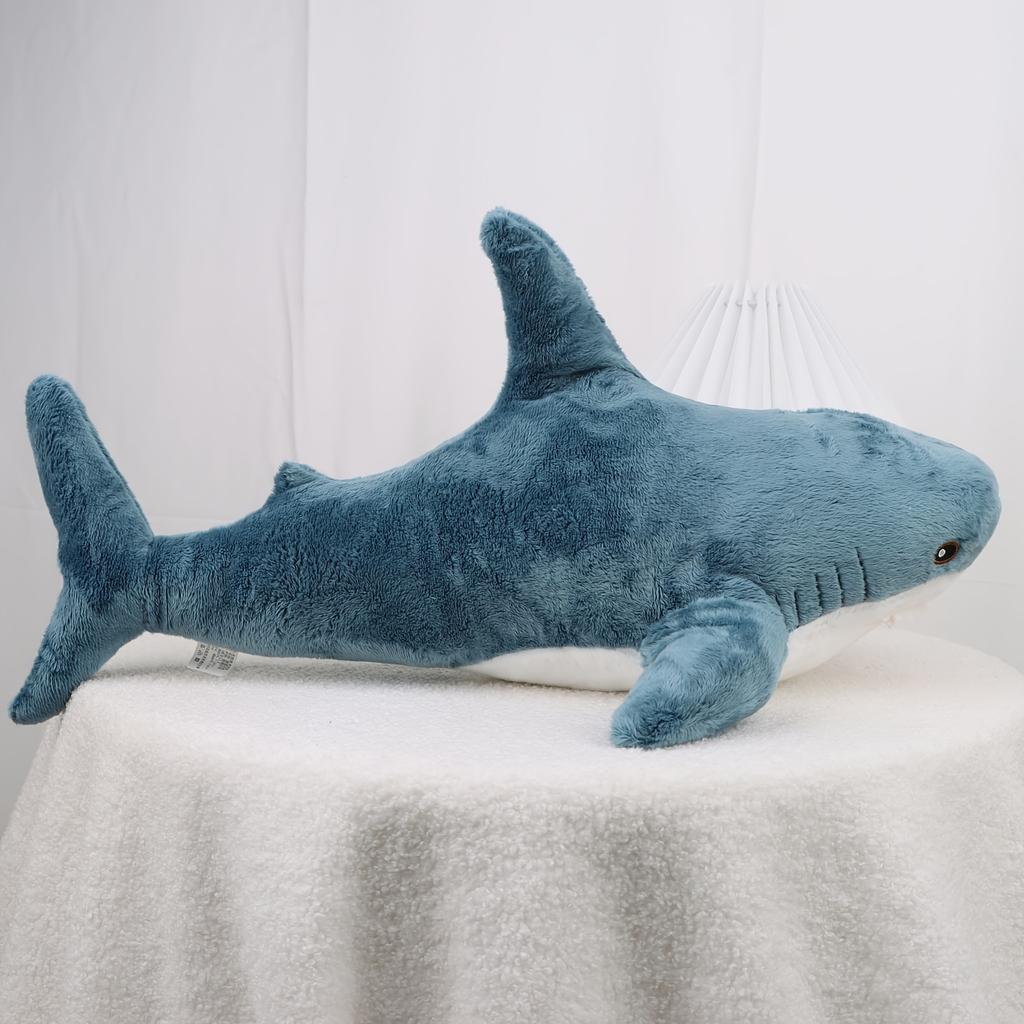 2 размера, гигантская акула, плюшевая игрушка, мягкая подушка с животными, милая синяя кукла-акула для подарков на день рождения, кукла, подарок для детей