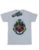 Boys Neon Hogwarts Crest T-Shirt