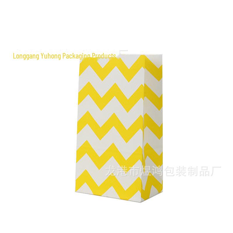 Пакеты для конфет из крафт-бумаги на заказ — красочные, милые, с квадратным дном