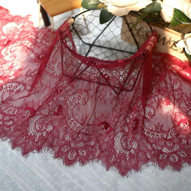 3 метра кружевная бейка для ресниц, ширина 35 см, высококачественное кружево для ресниц, юбка «сделай сам», удлиняющая одежда, швейная ткань, кружевная ткань