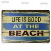 NODE BEACH Vintage Metal Sign Tin Sign Vintage Cafe Decoration Plaque Home Wall Decor Bar Sign Home Decor Poster Drop Shipping