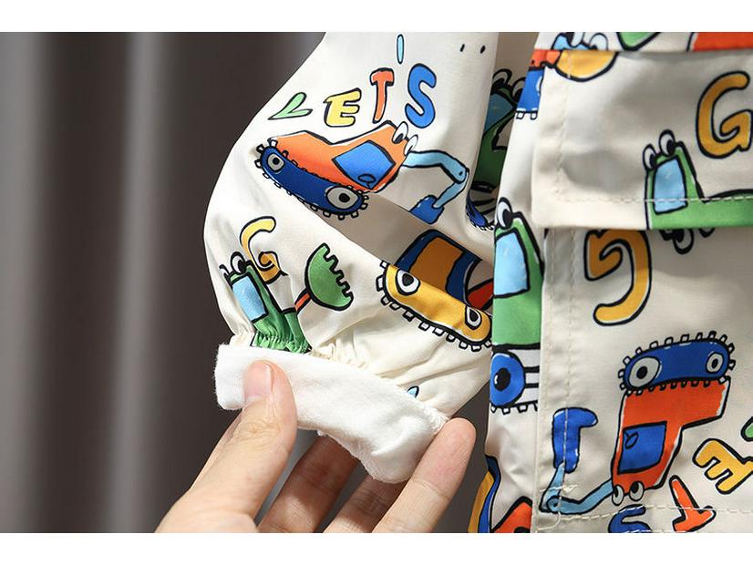 Модный детский ветрозащитный плащ в корейском стиле: Модная куртка для мальчиков и девочек на весну/осень 2023