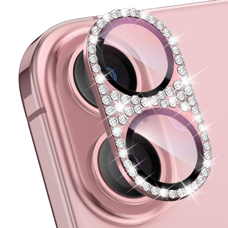 Hat-Prince Blink Diamond Алюминиевый сплав Пленка из закаленного стекла для объектива камеры iPhone 17 Pro Max, Защита объектива HD от царапин