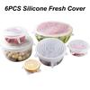 Пищевая силиконовая крышка для хранения срешей, растянутая пластиковая упаковка для фруктов, крышка чаши