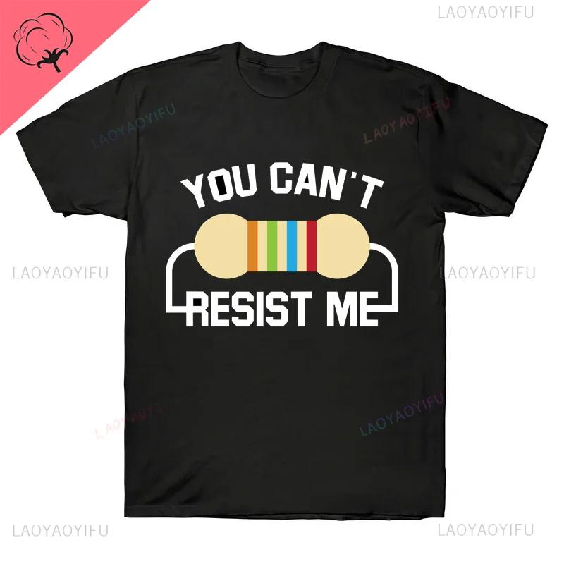 Закон Ома Ом Электронная футболка Новинка Инженер-электрик Графическая футболка Женщины Мужчины Мальчик Классическая рубашка Уличная одежда Ropa Hombre Топы