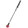 Golf Swing Training Rod Stripe Adjustable Antiskid Rubber Grip Practice Stick for Warm Up Red