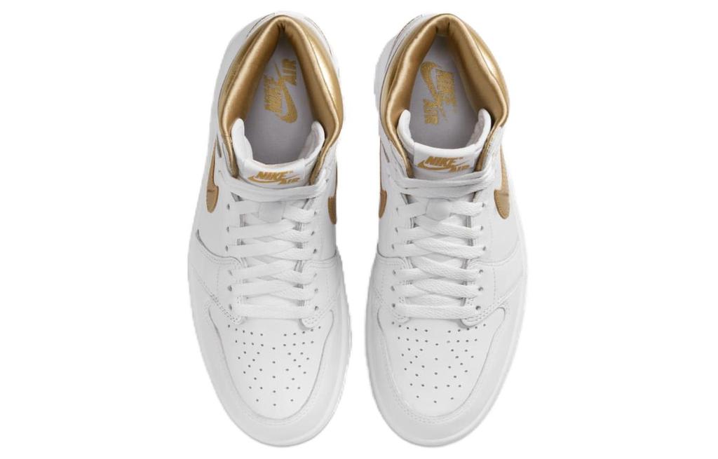 Jordan 1 Ретро Высокие OG Металлик Золотой Женские FD2596-107