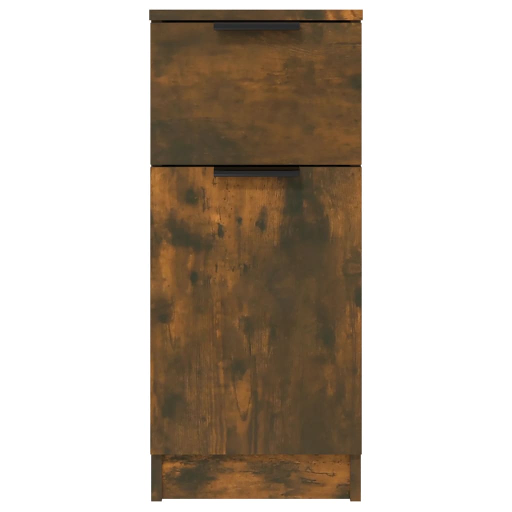 Sideboard Smoked Oak 30x30x70 cm Particle Board
