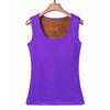 Plus Size M-5XL Velvet Women Vest Sexy Winter Clothing Thermal Underwear Warm Body Tops Sleeveless Solid Slim O Neck Undershirt