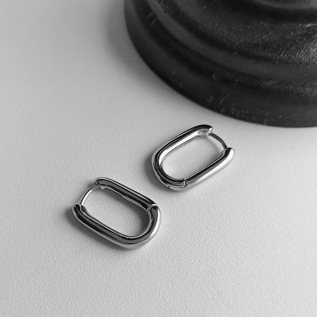 JWER винтажные гладкие металлические серьги-кольца для женщин и девочек, элегантные роскошные новые корейские украшения, серьги для повседневных темпераментных девушек
