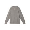 Solid Round Neck Long Sleeve Knit Sweater Men Sweaters Wolf-Grey DN4102-012